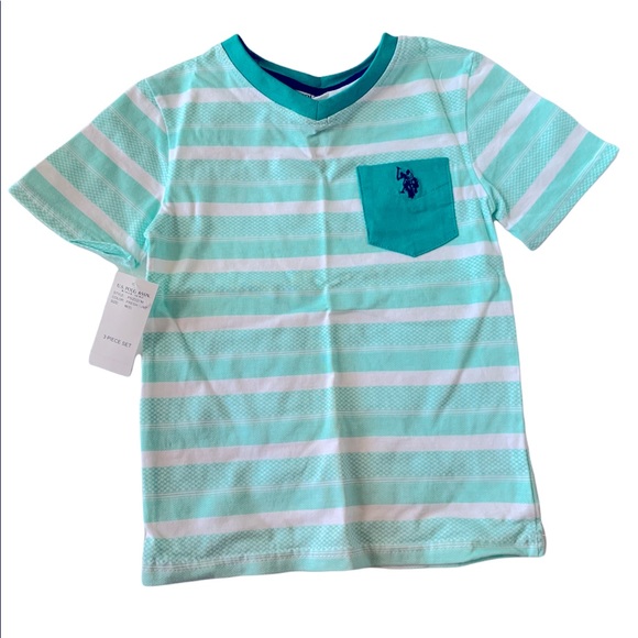 US Polo Assn. Boys 3-Piece Tshirt Polo Jeans Pant Set 3pc Outfit 5-6 - Picture 2 of 5